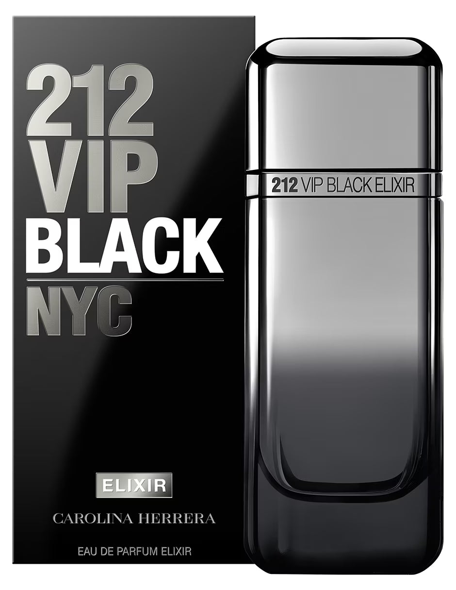 212 VIP BLACK ELIXIR BY CAROLINA HERRERA 100 ML EDP MEN