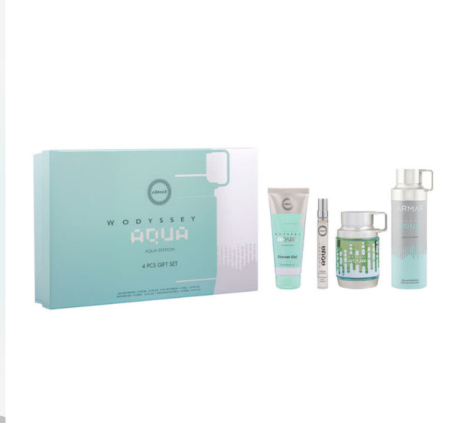 Set Odyssey Aqua By Armaf 4pzas EDP Men