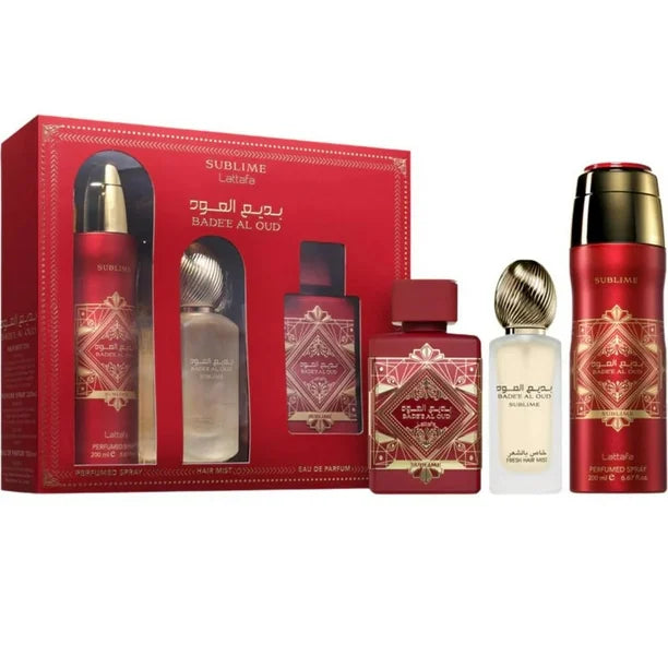 SET SUBLIME BY LATTAFA 3 PZA /FH / DES 100 ML EDP WOMAN