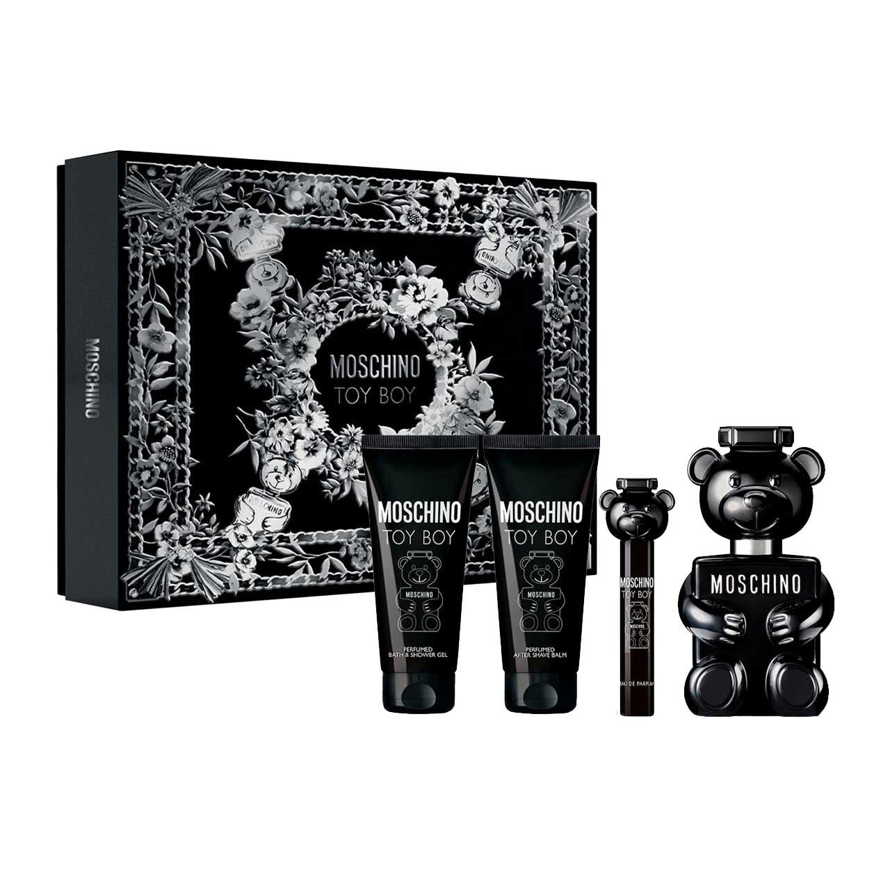 Set Toy Boy By Moschino 4 pzas AS/SG/ BL 100ml EDP