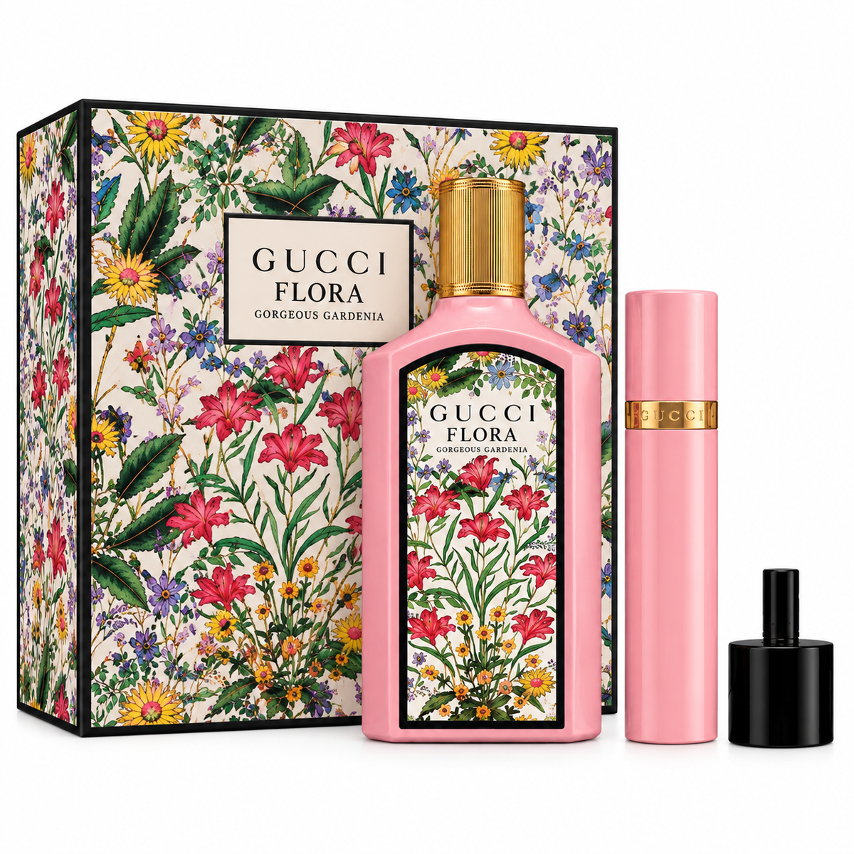 Set Gucci Flora Gorgeous Gardenia 100ml + 10ml EDP Dama