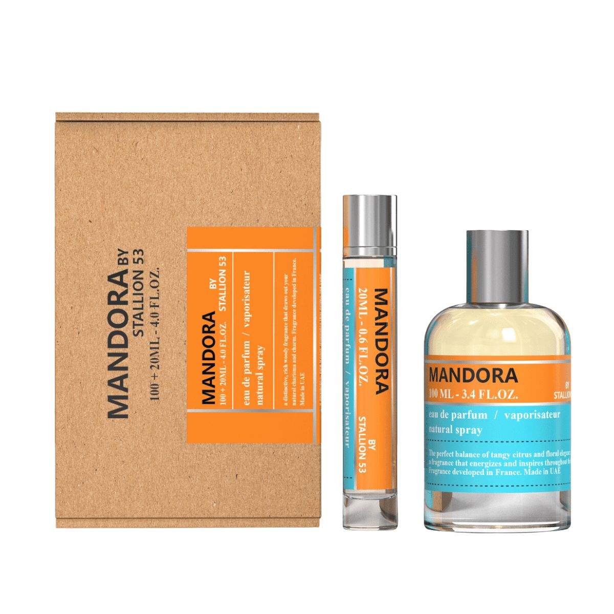 Mandora Stallion 53 By Emper 100 Ml + 20 Ml Edp Men