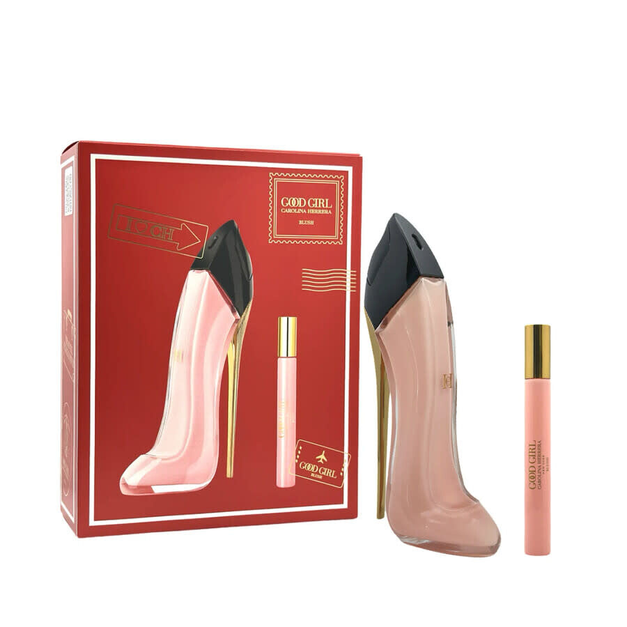 SET GOOD GIRL BLUSH BY CAROLINA HERRERA 80 ML / BL 10 ML WOM