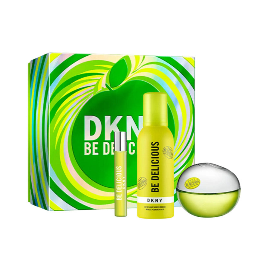 Set Be Delicius By Dkny 3 Pza 100 Ml / Bl 15 Ml / Des Edp