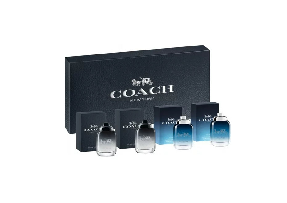 SET COACH MINIS 4 PIZA FOR MEN/ BLUE 4.5 ML MEN