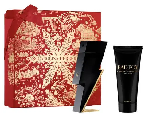 SET BAD BOY BY CAROLINA HERRERA 2 PZA 100 ML SG EDT MEN