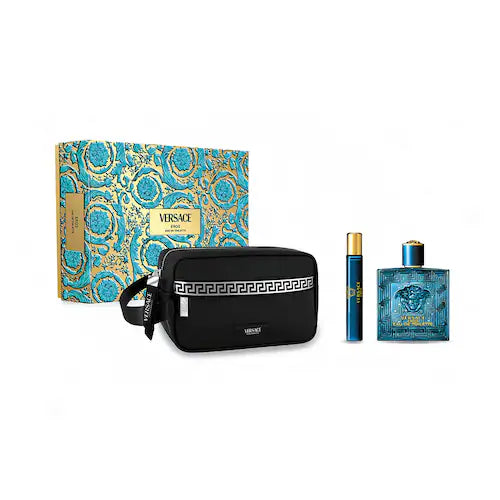 SET EROS BY VERSACE EDT 3 PZA BL/ BAG MEN