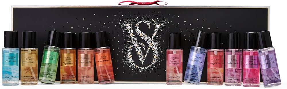 SET VICTORIA SECRET 12 PIEZAS BODYS 75 ML WOMAN