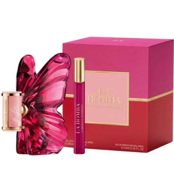 SET LA BOMBA BY CAROLINA HERRERA 2 PZA/BL EDP WOMAN