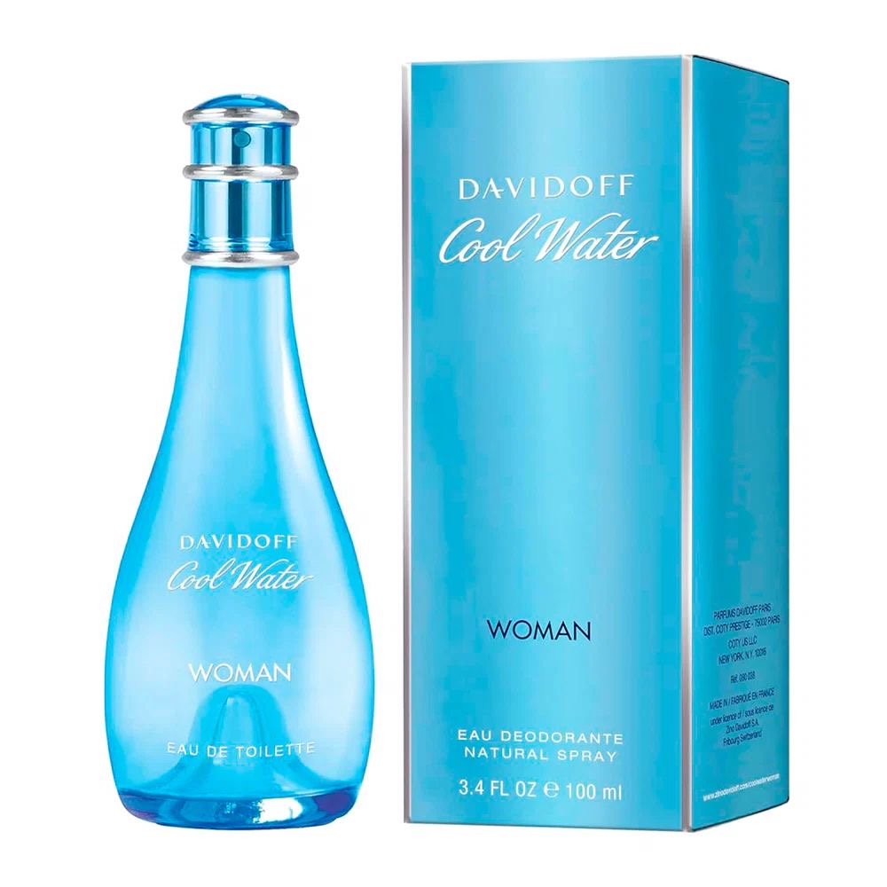 COOL WATER BY DAVID OFF 100ML EDT DAMA