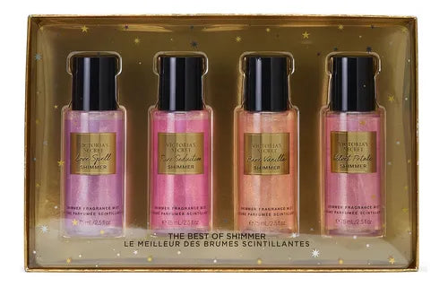SET 4 PIEZAS SHIMMER BY VICTORIA´S SECRET 75ML WOMAN
