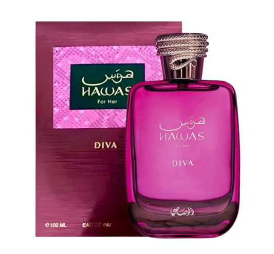HAWAS DIVA BY RASASI 100 ML EDP WOMAN