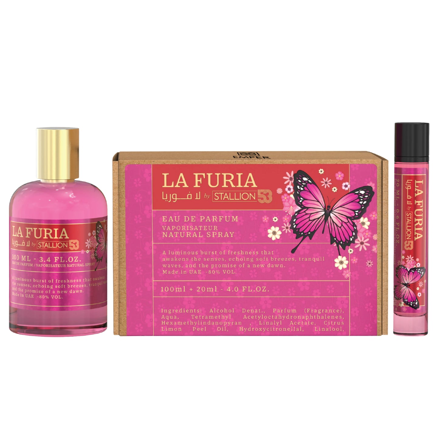 La Furia by Stallion 53 100 ml + 20 ml edp Woman