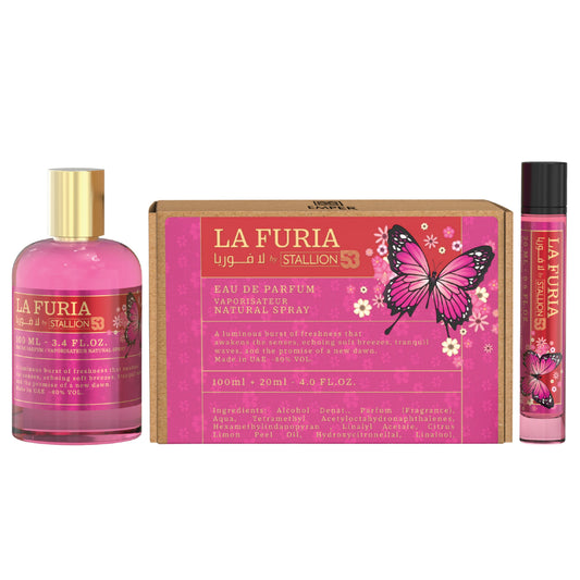 La Furia by Stallion 53 100 ml + 20 ml edp Woman