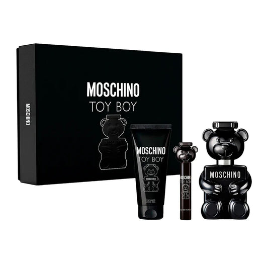 Set Toy Boy By Moschino 3 pzs BG/BL 100ml Men