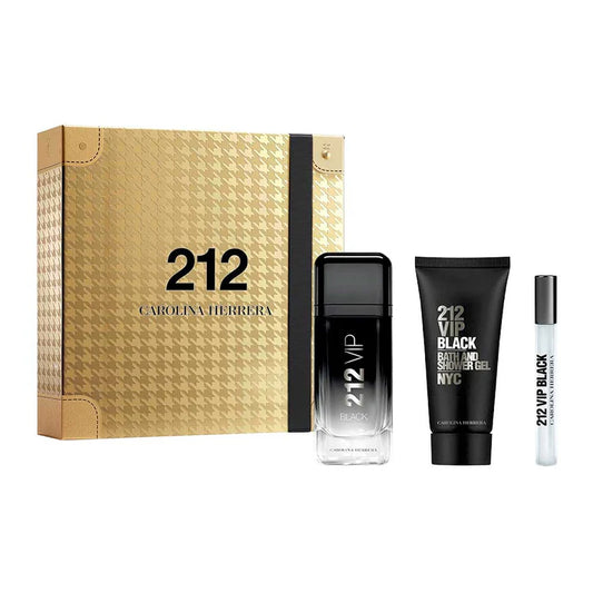 Set 212 vip black Carolina Herrera 3 pza