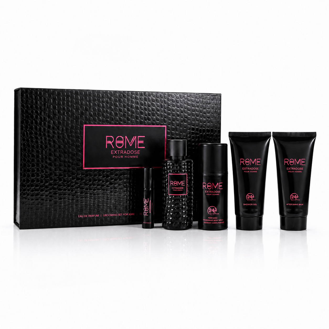Set Rome Extradose By Bharara 4 Pzas 100ml EDP Men