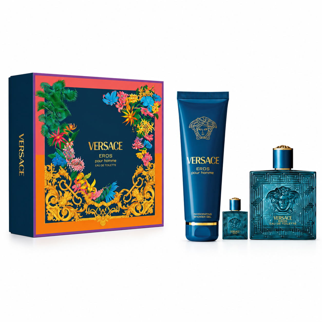 Set Eros EDT by Versace 3 pza