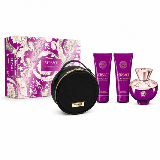 Set Dylan Purple By Versace 4 pzas 100ml EDP Woman