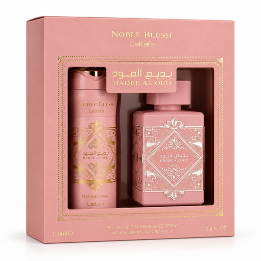 Set Noble Blush Lattafa 100ml EDP Dama