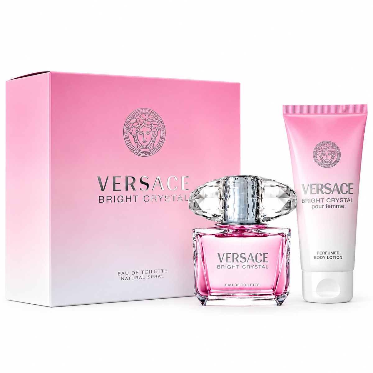 Set Versace Bright Crystal EDT 90 ml 2 Piezas