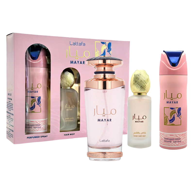 SET MAYAR BY LATTAFA 3 PZA HM/DES 100 ML EDP WOMAN