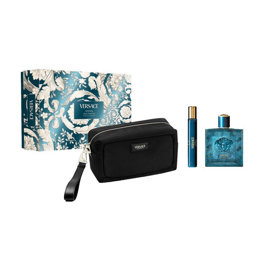 SET EROS BY VERSACE 3 PZA /BL/ SOB EDP MEN